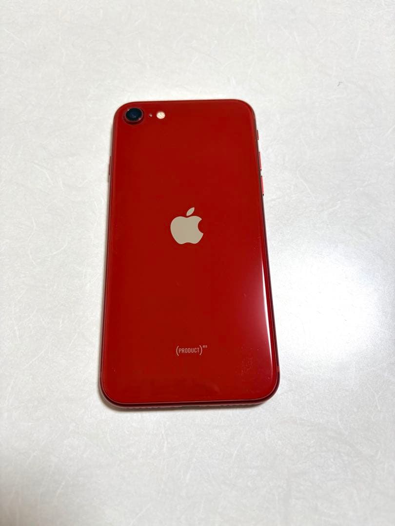 iPhone SE 128GBレッド SIMフリー 美品