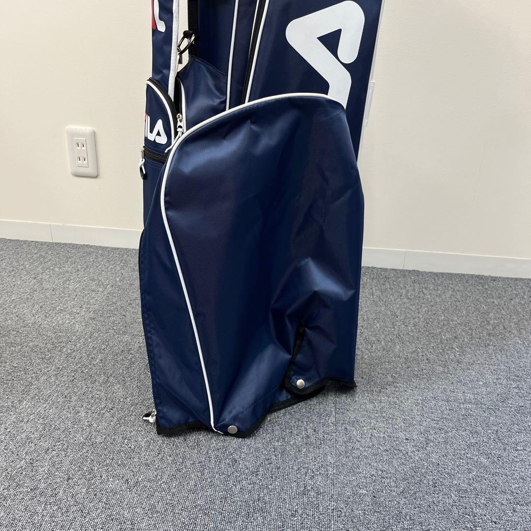 【新品】 FILA フィラ ゴルフ スタンド キャディバッグ 755-970 紺