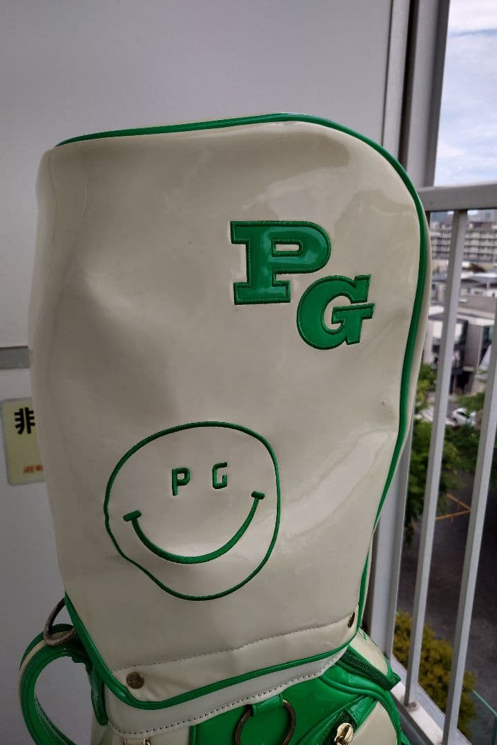PEARLY GATES (パーリーゲイツ)キャディバッグ グリーン/ホワイト
