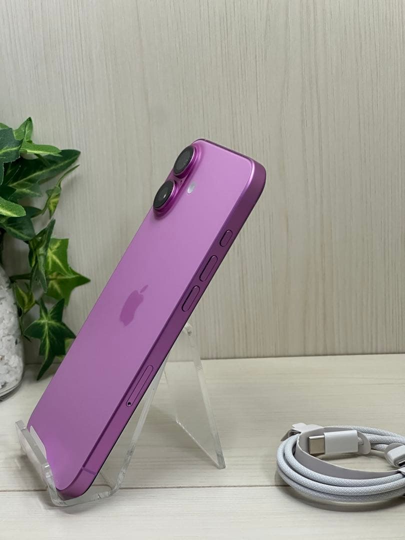 ✅✨ほぼ未使用・100%✨iPhone 16 Plus ピンク❣️アップル保証有り