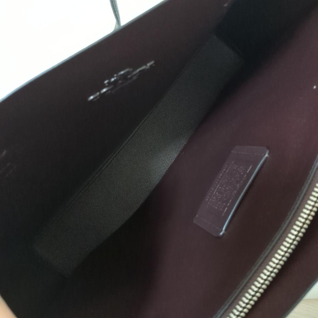 【極美品】COACH　モリー トート バッグ　ブラック CV968