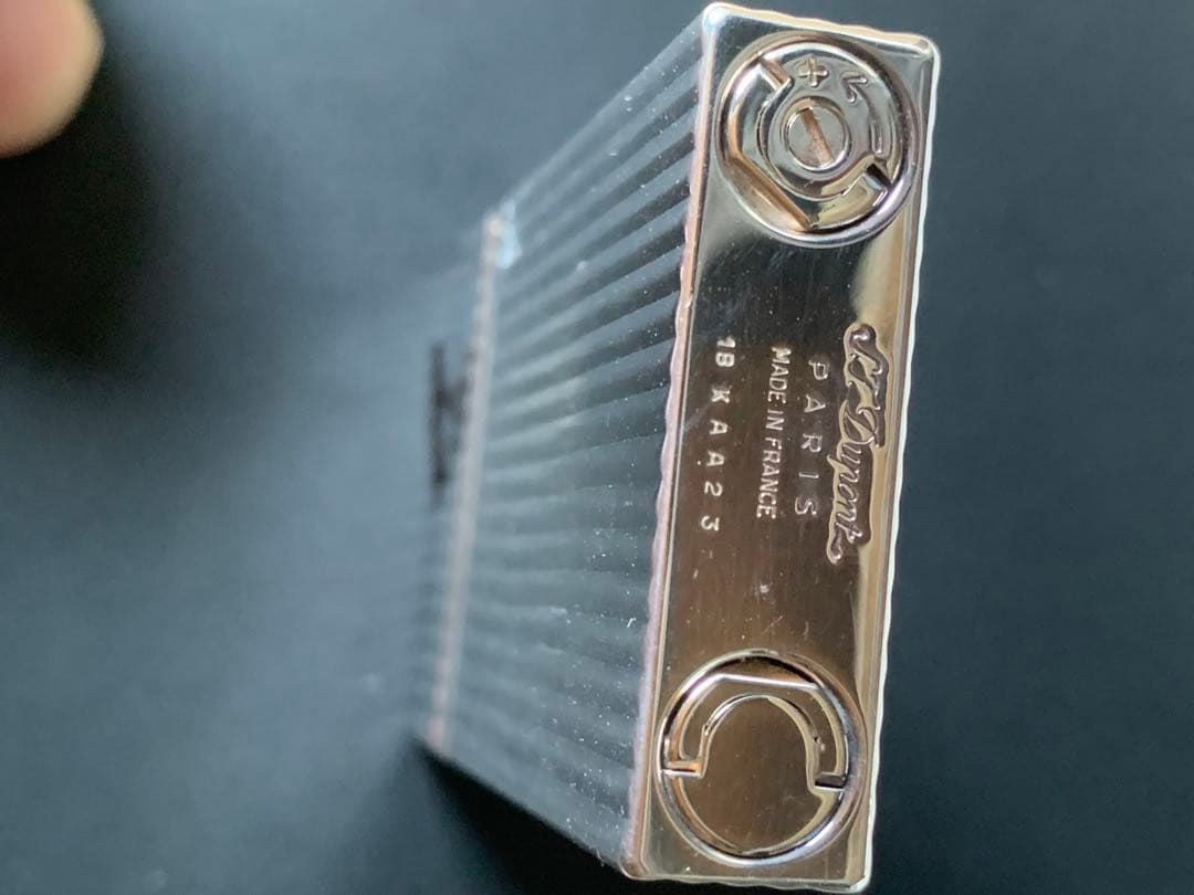 S.T. Dupont ストライプライター 専用ケース＆ガス付き