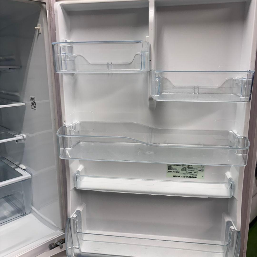 670 大型冷蔵庫　400L強　鏡面　関東配送　インバーター　自動製氷機　美品