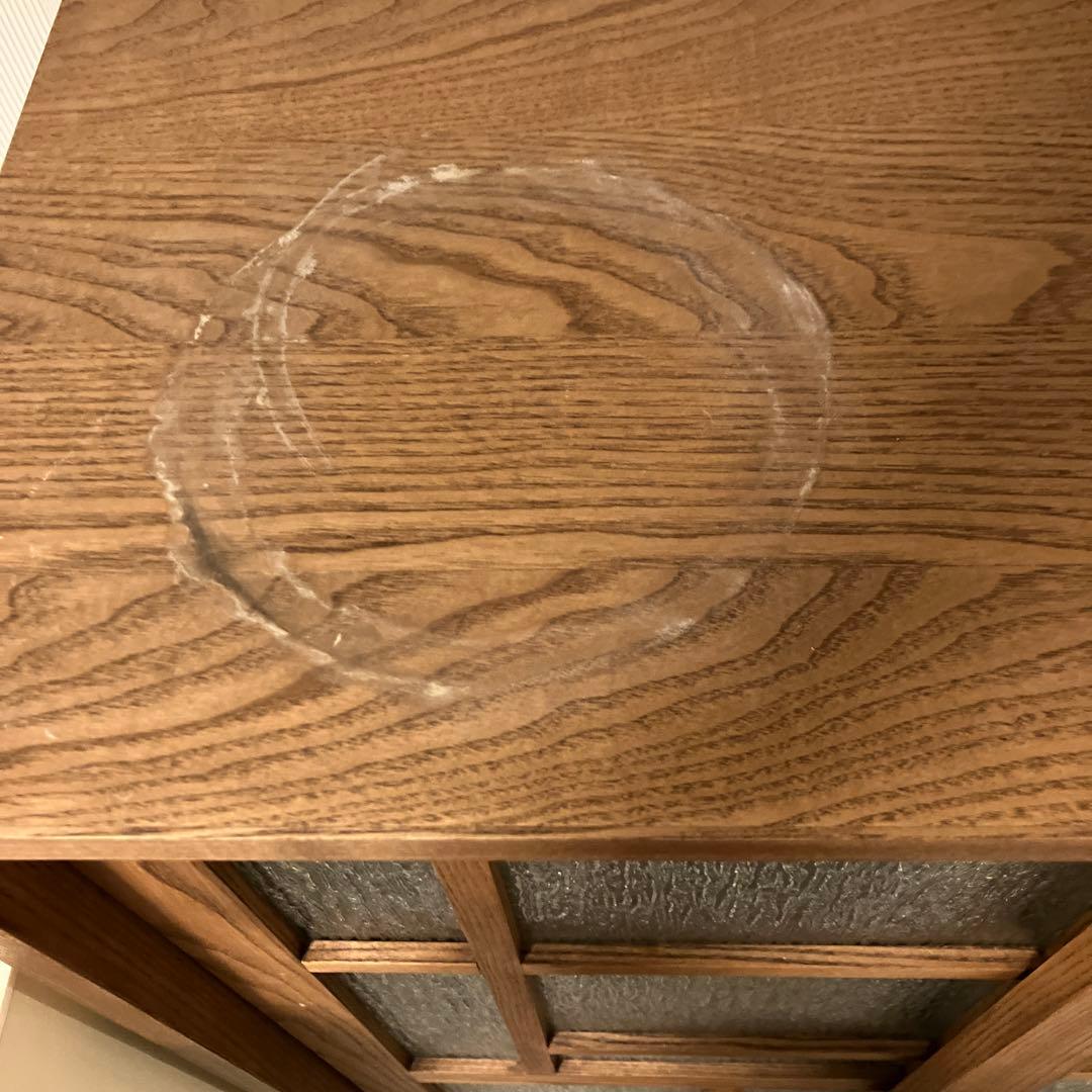 北欧　家具　ガラスキャビネット