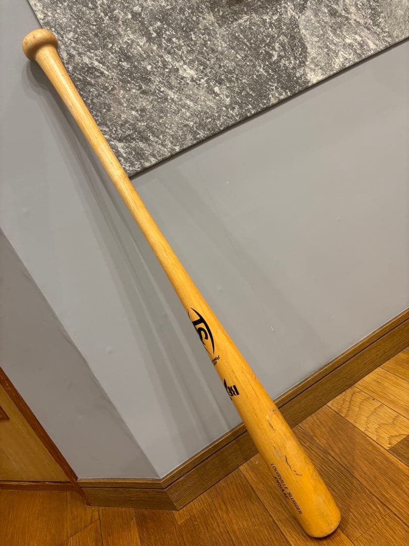 ルイスビルスラッガー　木製バット　ミツワタイガー　バットケースセット　使用少美品