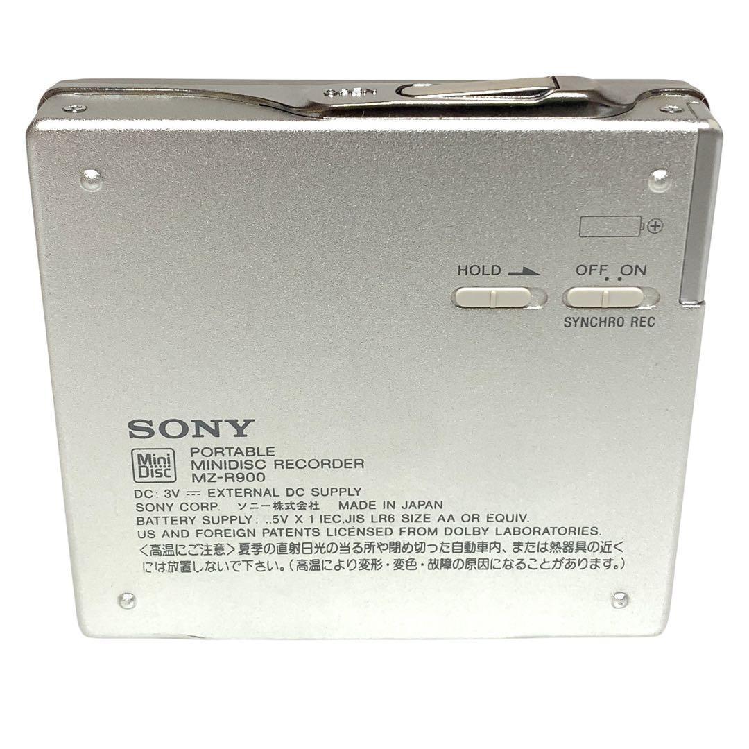 稼働品　希少　SONY MZ-R900 ソニー　MDウォークマン　箱付き