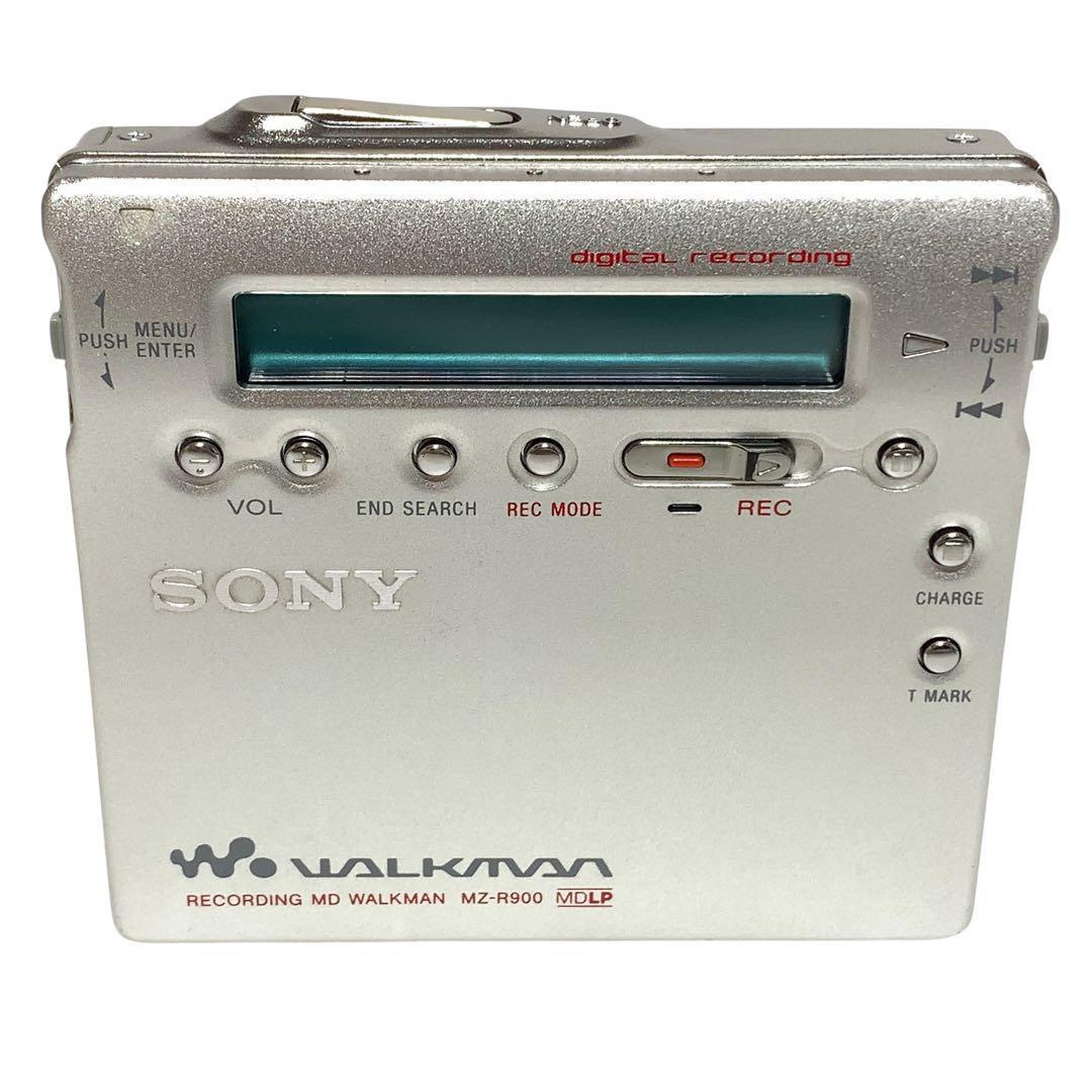 稼働品　希少　SONY MZ-R900 ソニー　MDウォークマン　箱付き