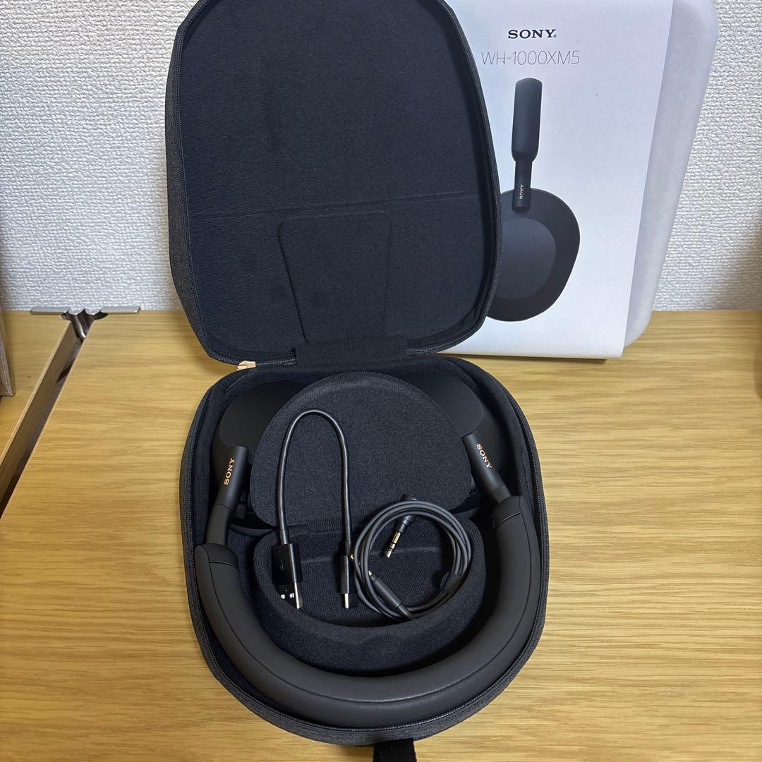 【美品】Sony WH-1000XM5 ワイヤレスヘッドホン