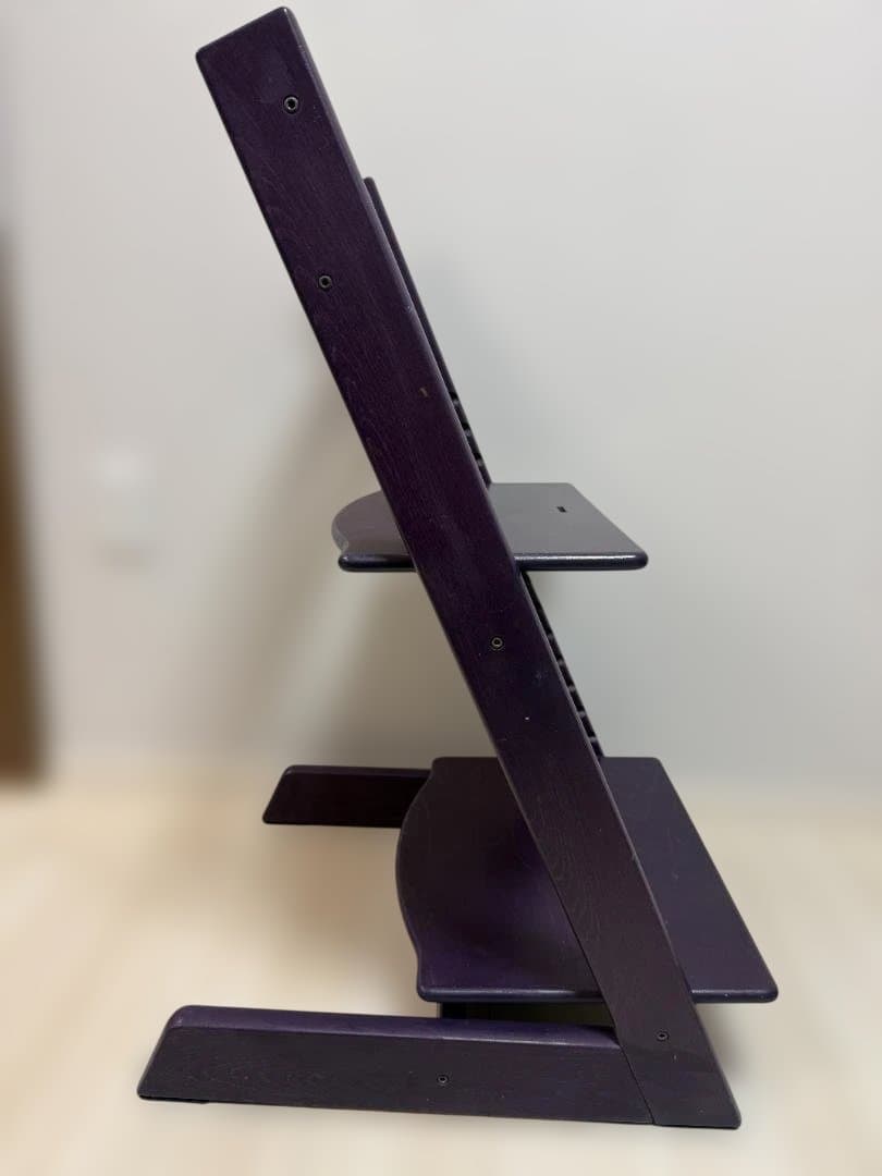 ストッケ トリップトラップ 希少パープル 説明書あり美品