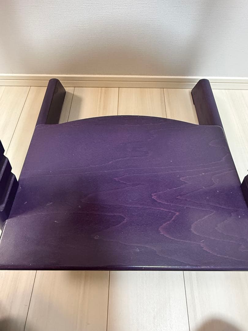 ストッケ トリップトラップ 希少パープル 説明書あり美品