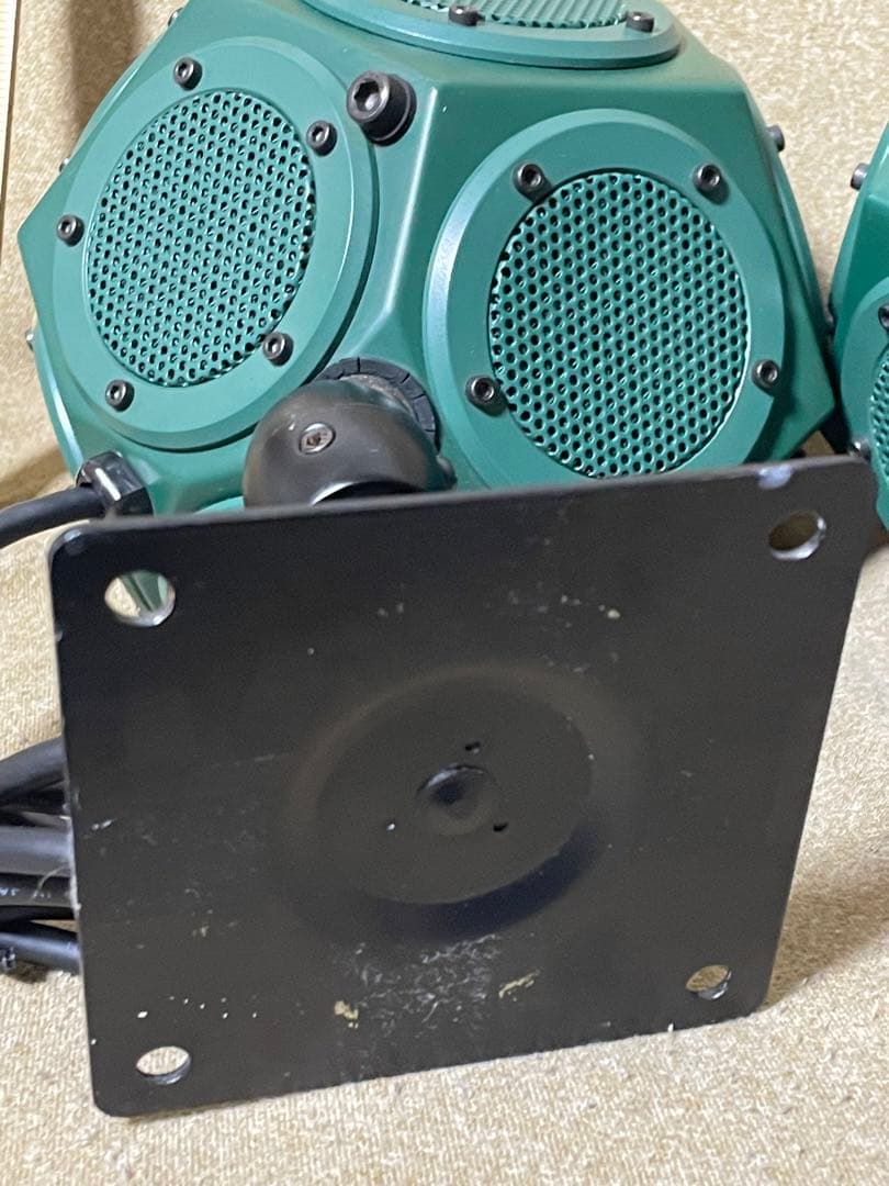 【希少レア！】12面体スピーカー　全天候型　グリーン　入手困難　アースグリーン