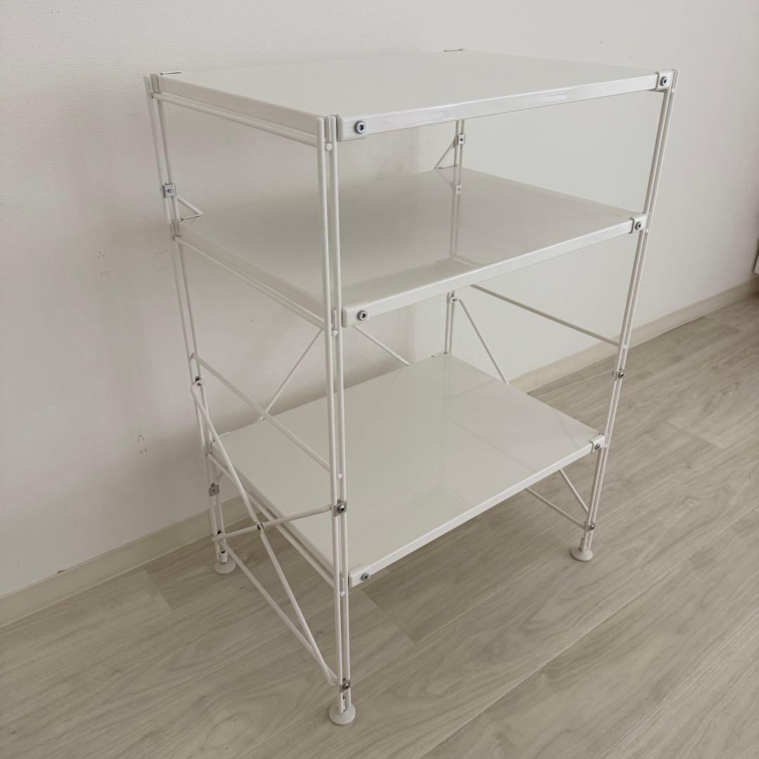 無印良品 スチールユニットシェルフ 小 ライトグレー