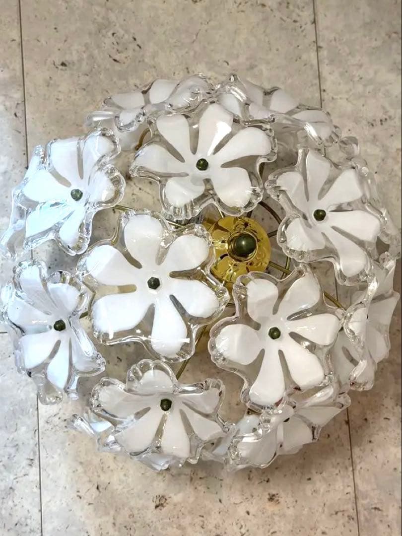 花のシャンデリア ブーケシーリング 3灯　GEM-6894 キシマ 照明