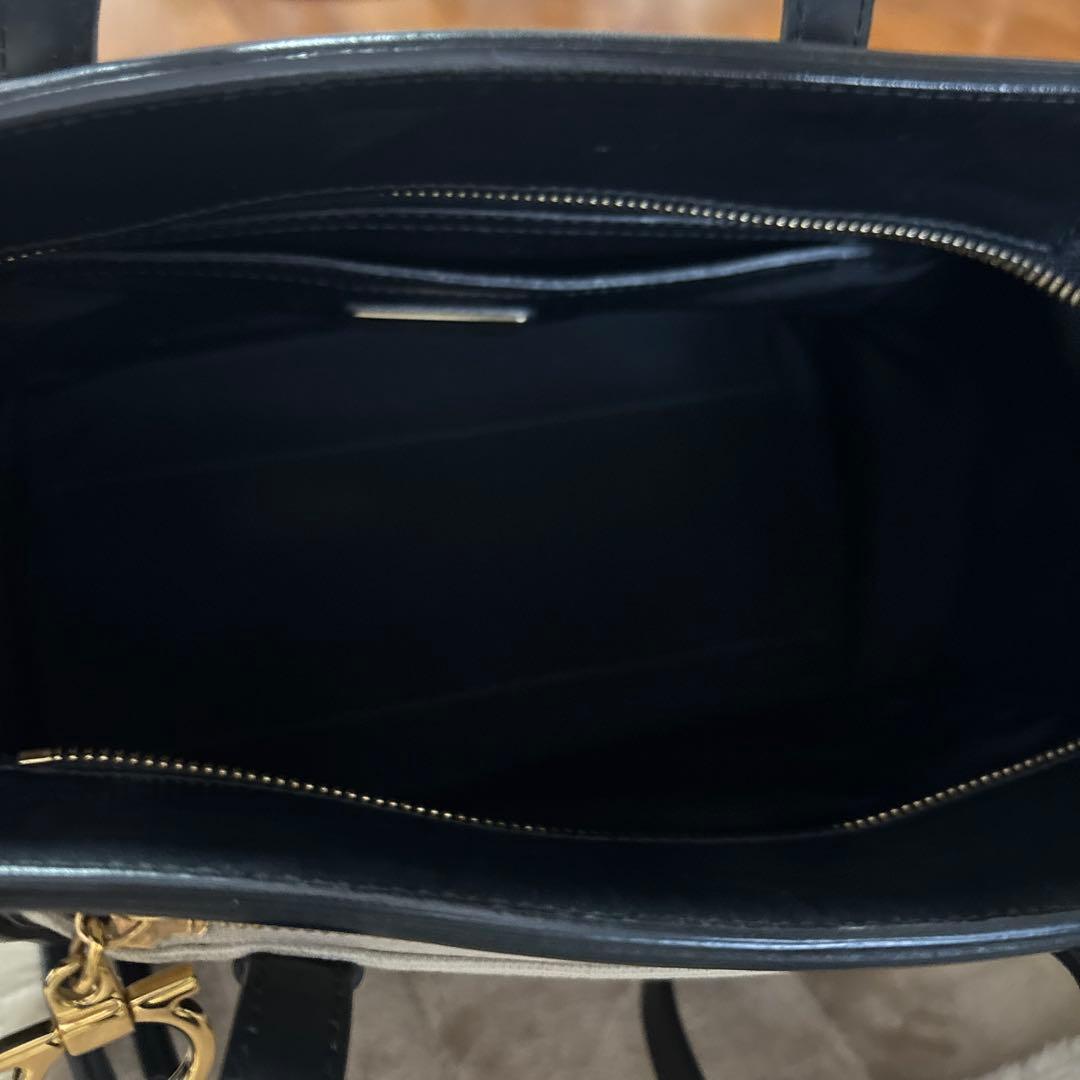 Salvatore Ferragamo ショルダー　キャンバスバッグ