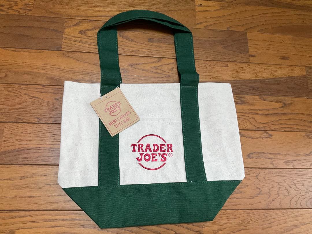 ＜本日限り明日出品取り消し＞トレーダージョーズ　ミニキャンバス生地　エコバッグ