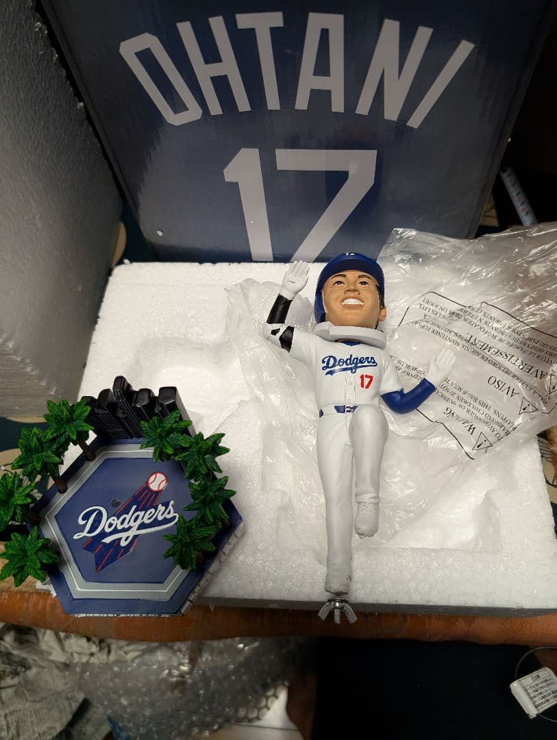 大谷翔平限定品、ボブルヘッドドジャース