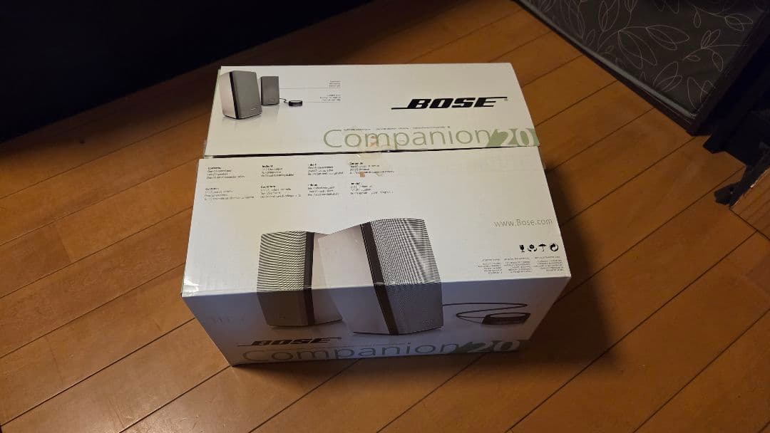 Bose　COMPANION 20　中古、動作確認済、付属品有、外箱付き