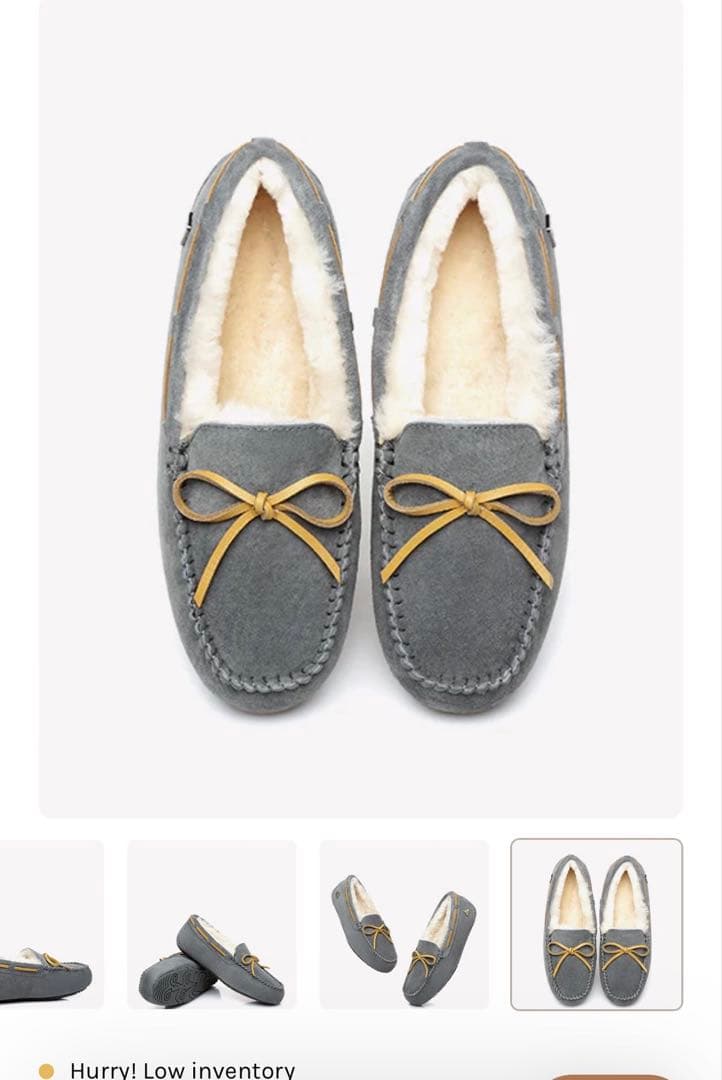 ＊新品未使用＊EVERAU UGG モカシンシューズ＊