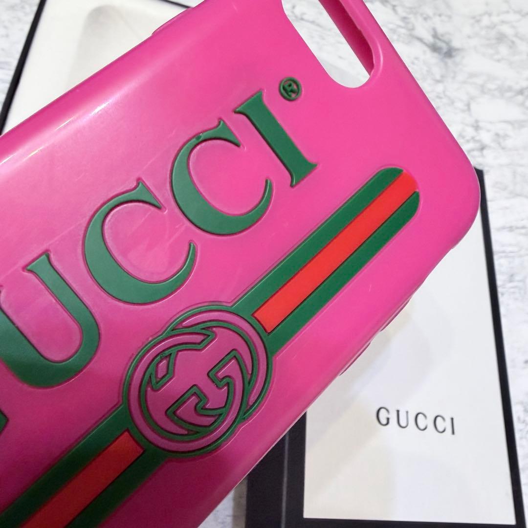 【74%OFF】傷なし超美品 iPhoneSE2 第2世代 GUCCIケース付