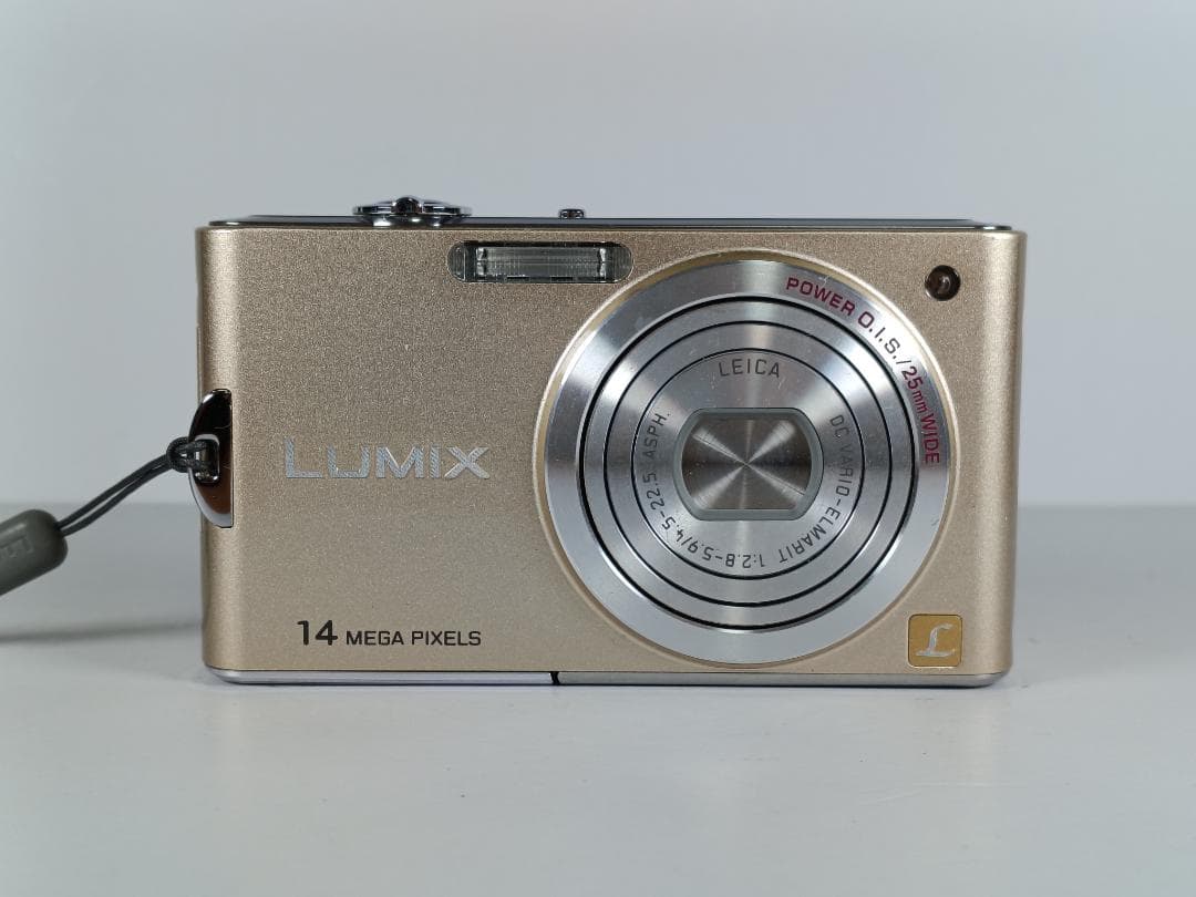 Panasonic LUMIX DMC-FX66 ゴールド デジカメ 動作品