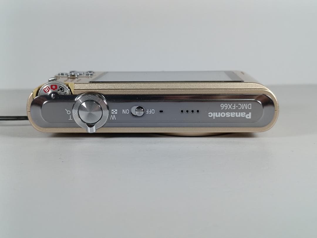 Panasonic LUMIX DMC-FX66 ゴールド デジカメ 動作品