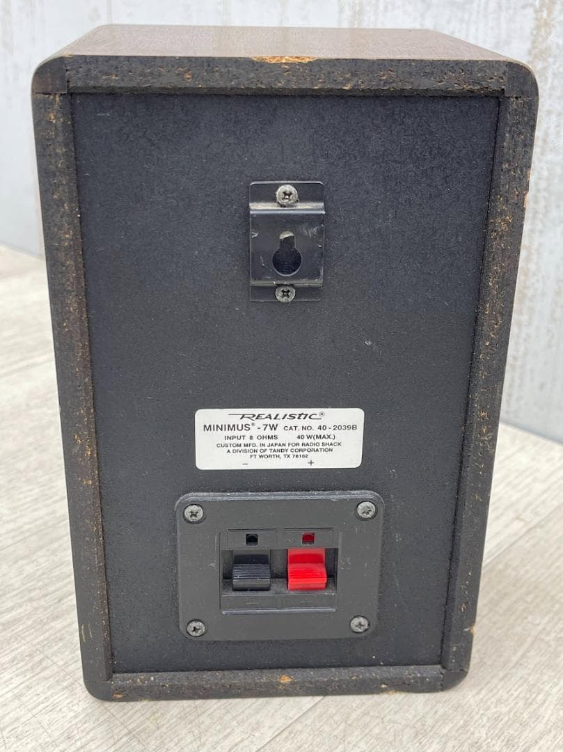 リアリスティック MINIMUS-7W スピーカー ペア 音出し確認済