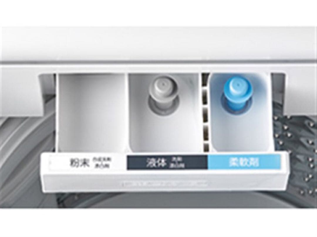 TOSHIBA 縦型全自動洗濯機 AW-7D5(W) 2017年製 調整脚付き