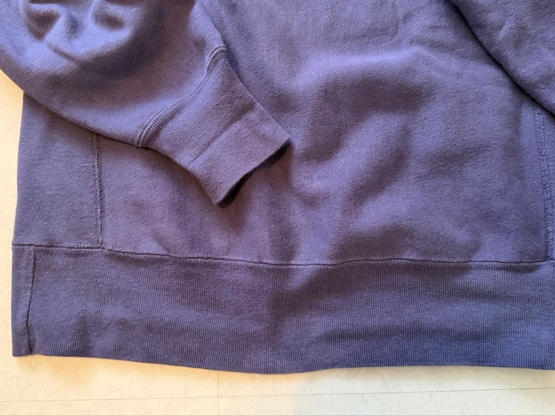 チャンピオンリバースウィーブ 90s サイズL USA 茄子紺　美品