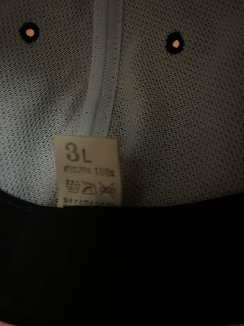 【けい】【デッドストック】西鉄ライオンズキャップ 黒 3L