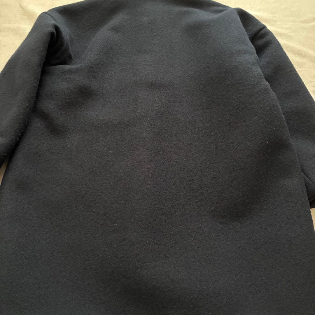 ホームスパン homspun コート ウールメルトンコート