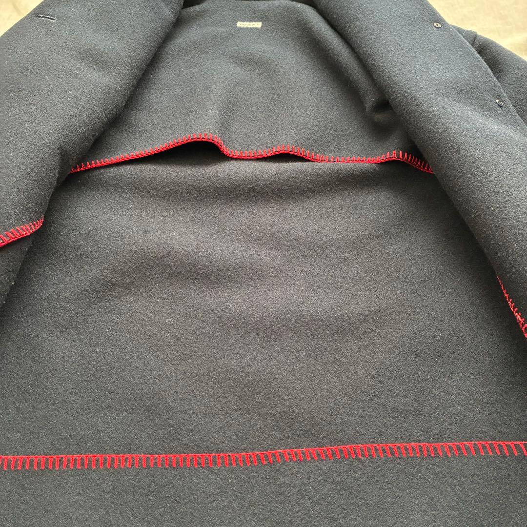 ホームスパン homspun コート ウールメルトンコート
