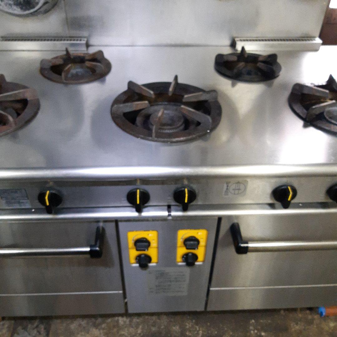 T*a様 業務用機器　洋食 レストラン 5口 ガスコンロ　2台 オーブン　温度調