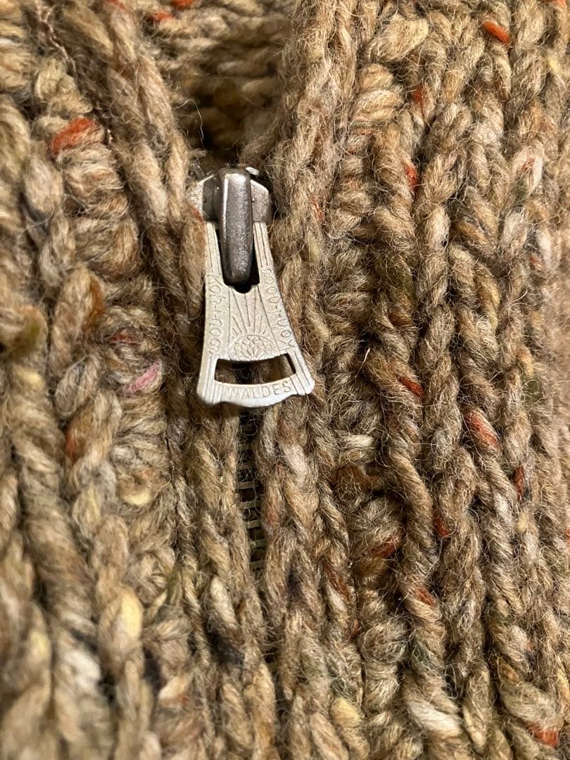 トップス PHIGVEL HAND-KNITTING ZIP SWEATER