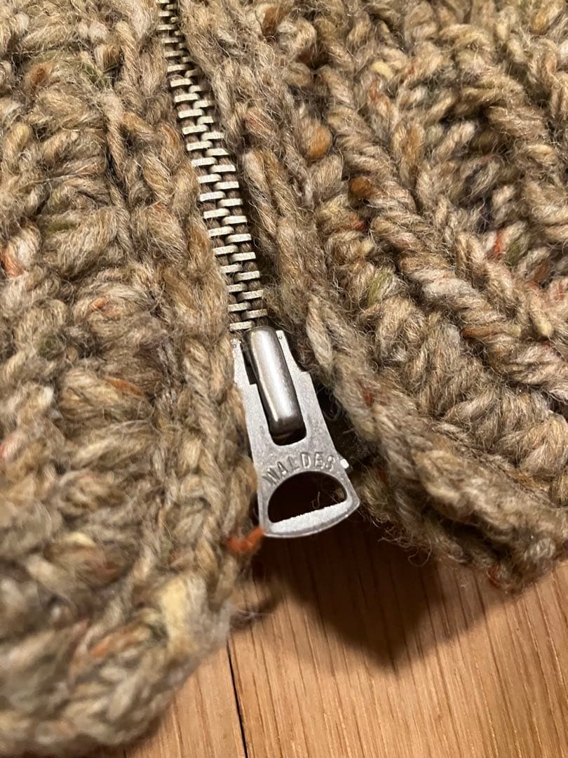 トップス PHIGVEL HAND-KNITTING ZIP SWEATER