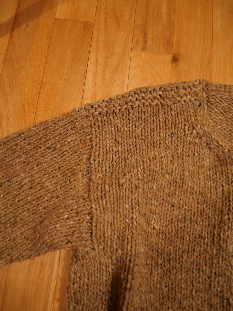 トップス PHIGVEL HAND-KNITTING ZIP SWEATER