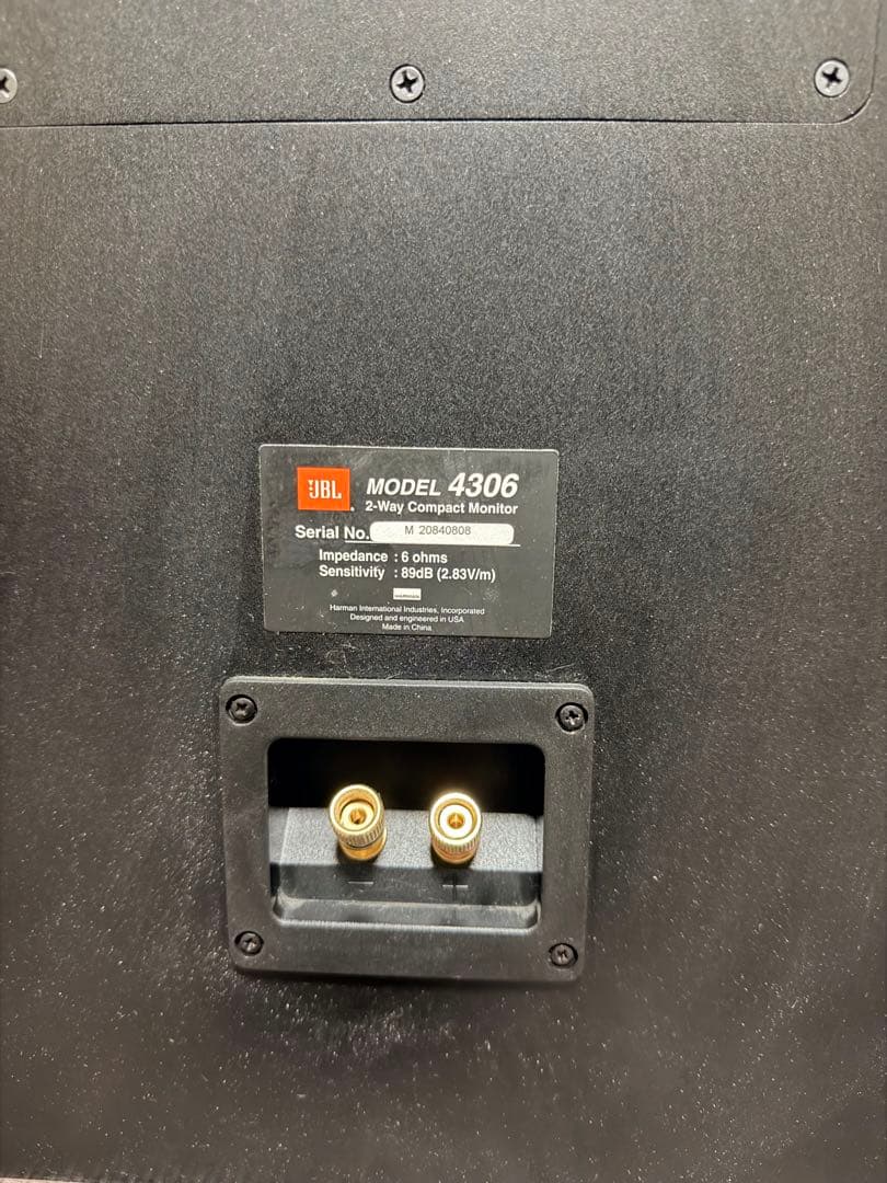 JBL 4306スピーカー,動作確認済み。良い品。