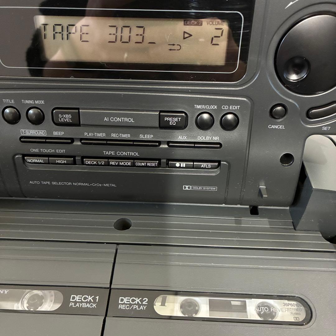 美品！パナソニック　コブラトップ搭載　CDラジカセ　RX-DT707 動作ok