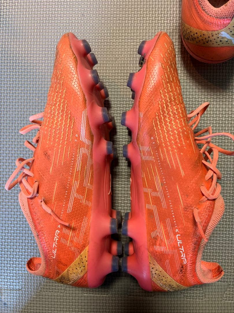 PUMA ULTRA オレンジ サッカーシューズ 26.0 hg