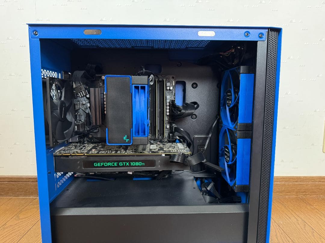 自作ゲーミングPC Ryzen7 5700X GTX1080Ti搭載！