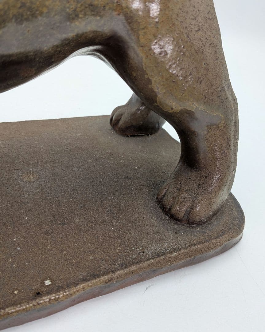 武用君彦 備前焼 干支置物「甲戌」 共箱共布栞 戌年 犬 イヌ 縁起物 dog