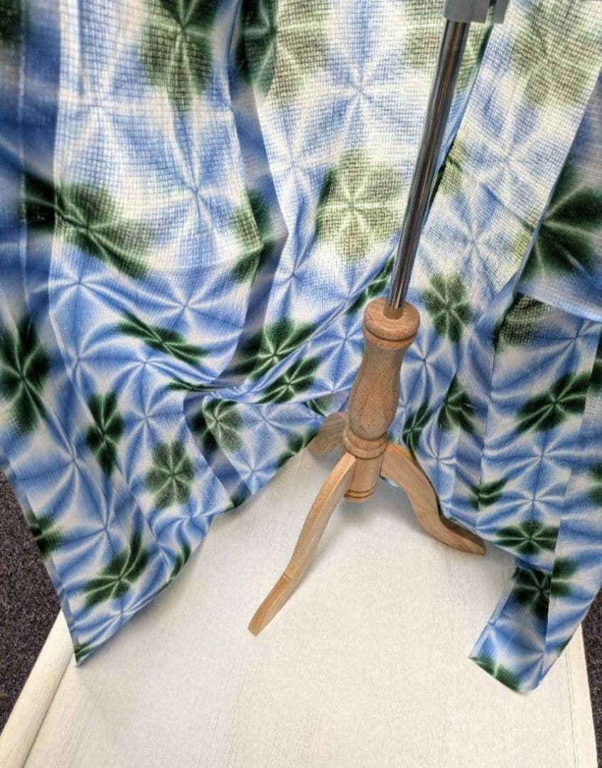 藤井絞綿麻紅梅高級浴衣