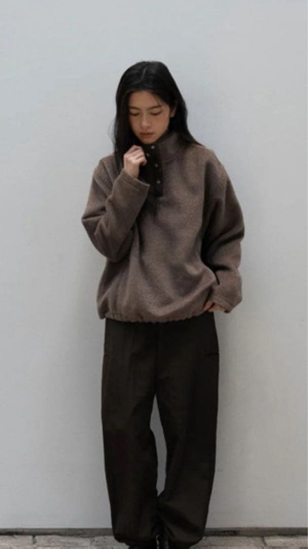Nap Himalayas Fleece Jumper ブラウン　OHOTORO