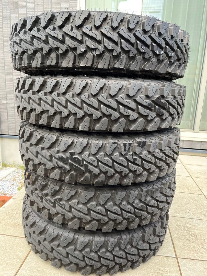 ５本セット　走行5000キロバリ溝　レイズ タイヤ・ホイールセット　JB64