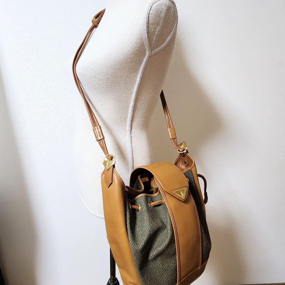 イヴサンローラン★YVES SAINT LAURENT★巾着ショルダー★ポーチ付