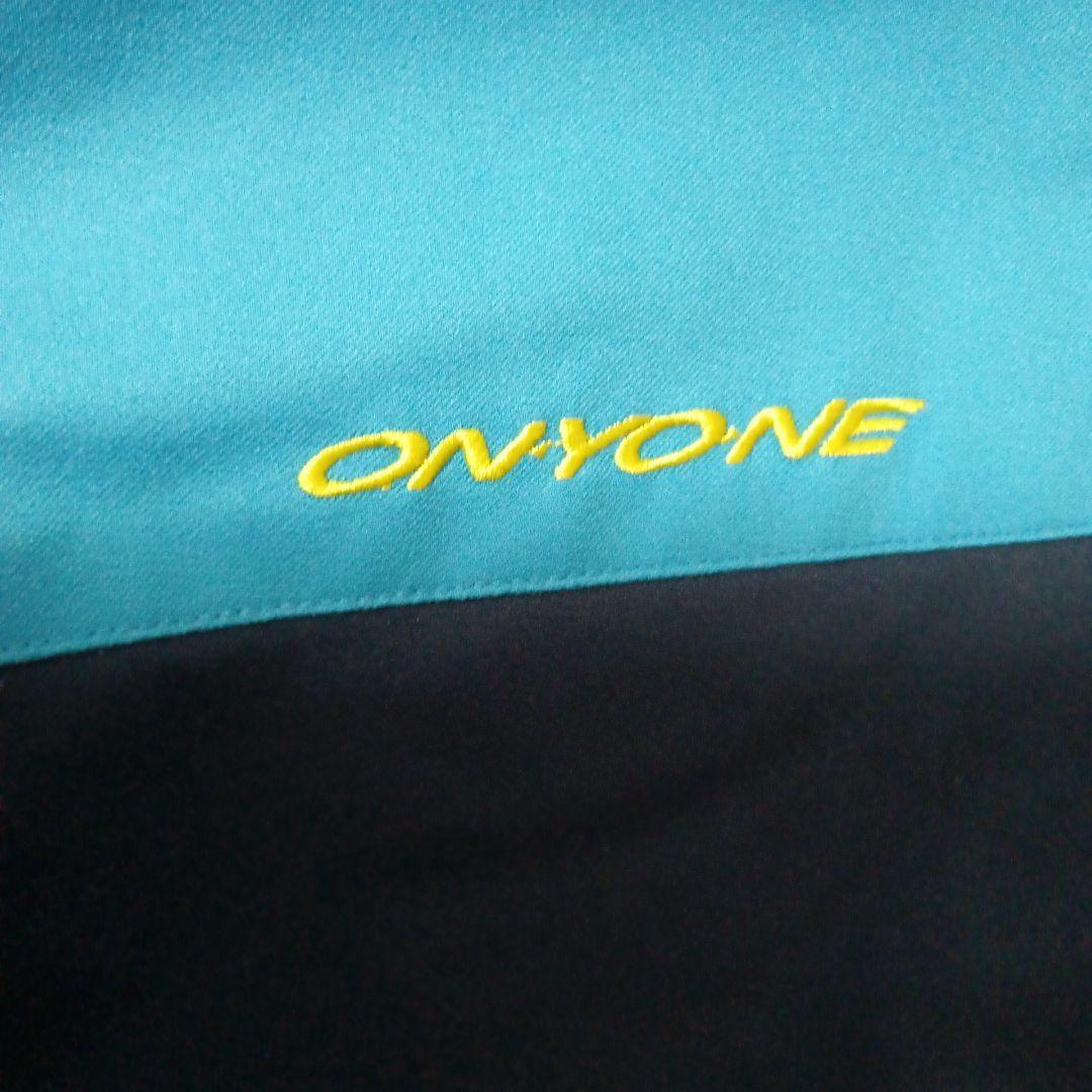 美品　ONYONE　オンヨネ　青/紺　防水スキーウェア上下セット　メンズ　М