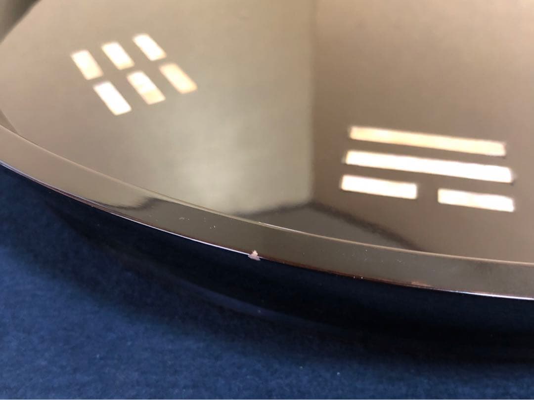 《レ》茶道具 八卦盆 螺鈿 青貝 塗師 宗哲 木製漆器 共箱　251104う3