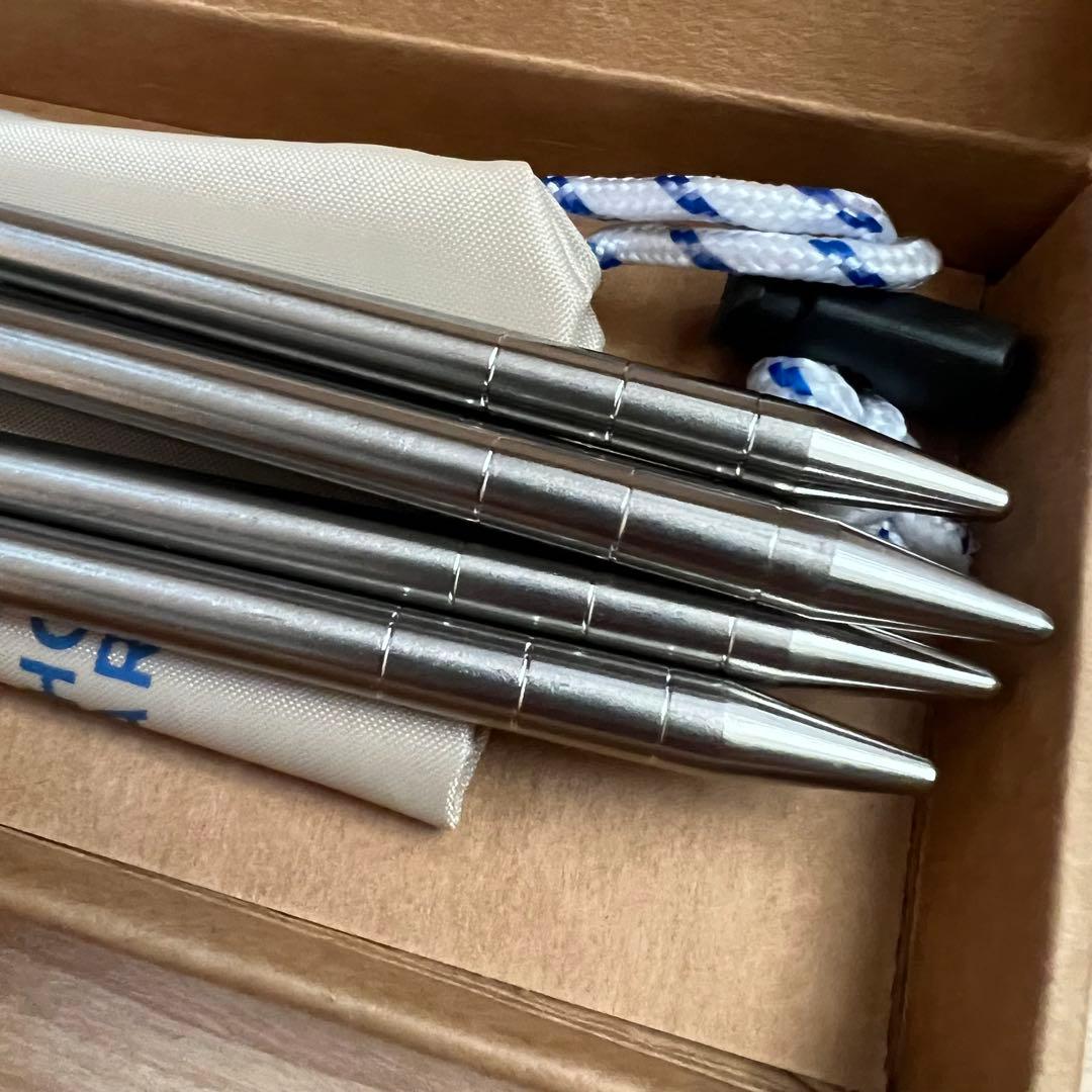 ホールアース チタンペグセット300 5本入り×3セット