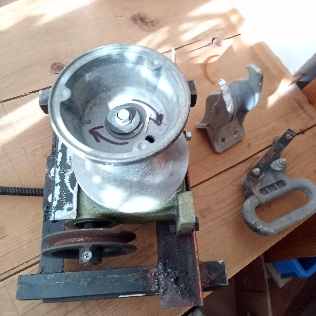 ウィンチ用キャプスタンと減速機ウィンチベッド付のセット