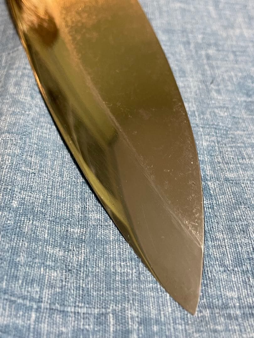 永世吉光　相出刃包丁　身卸包丁　水牛柄　刃渡り19.5センチ