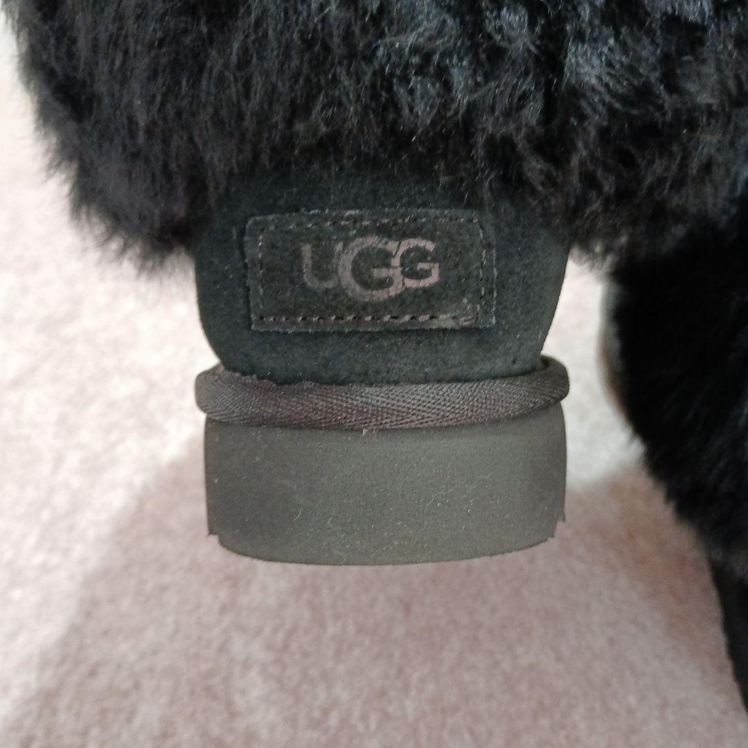 UGGムートンブーツ　24cm 黒　アグブーツ　UGG ムートンブーツ